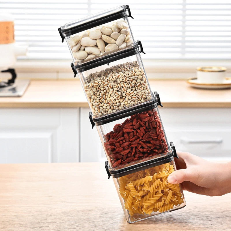 Food storage organizer jar