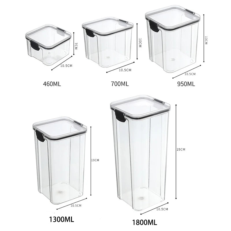 Food storage organizer jar