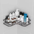 Shower wall mounted shelf