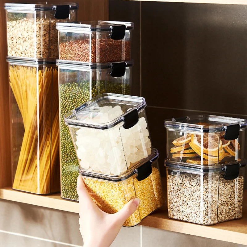 Food storage organizer jar