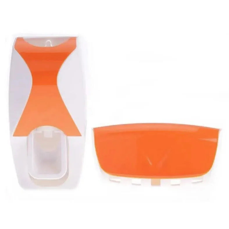 Wall-Mounted Toothbrush & Toothpaste Holder