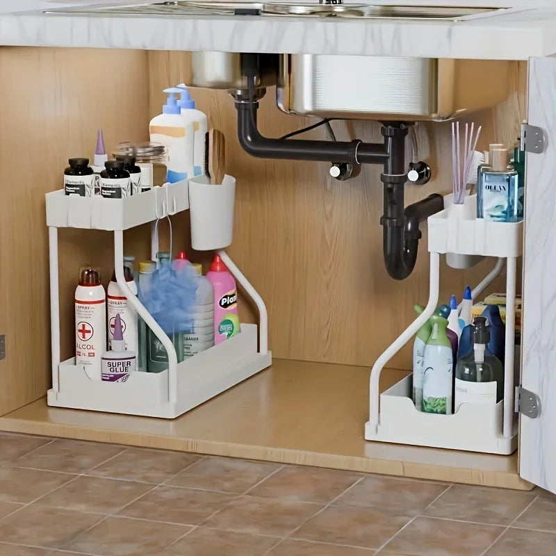 Under sink organizer