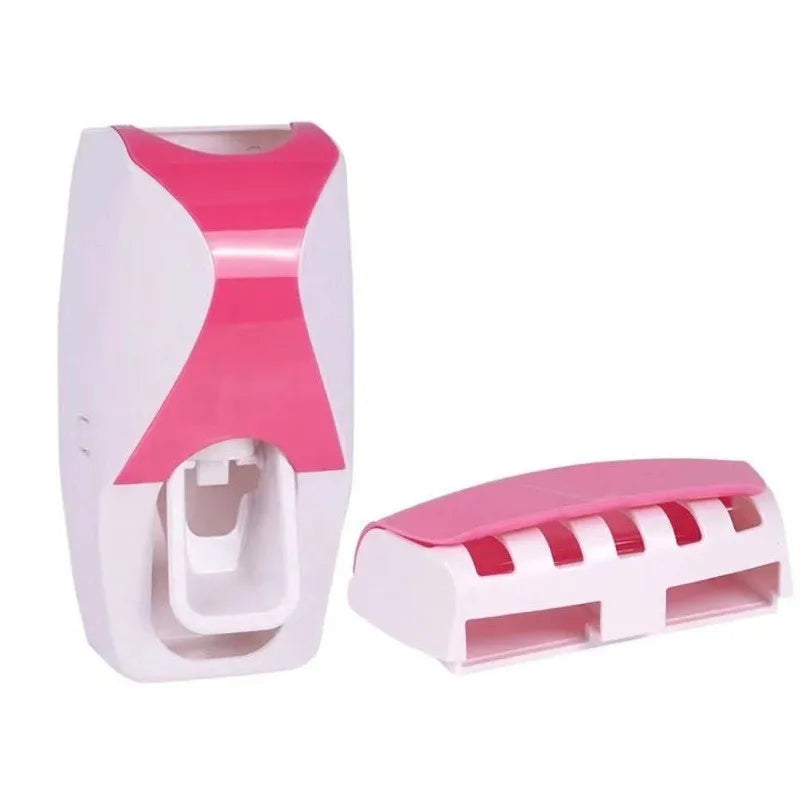 Wall-Mounted Toothbrush & Toothpaste Holder