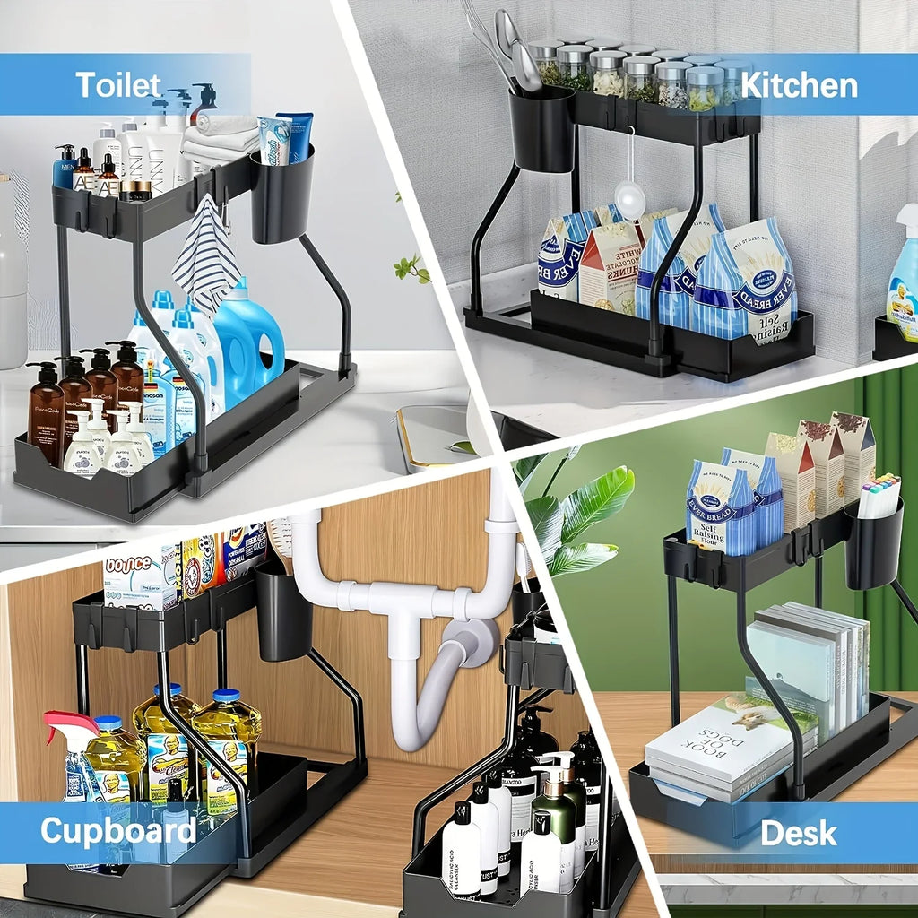 Under sink organizer