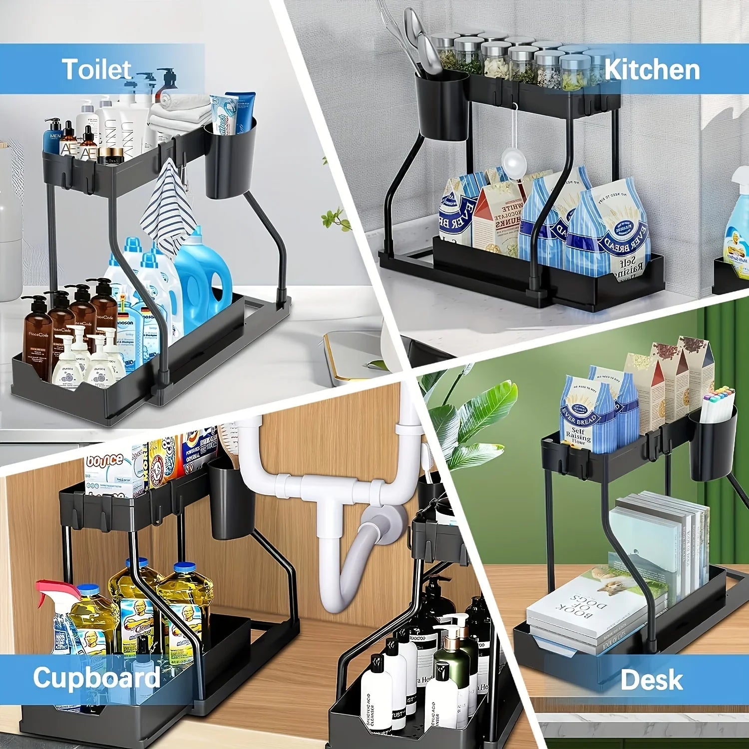Under sink organizer