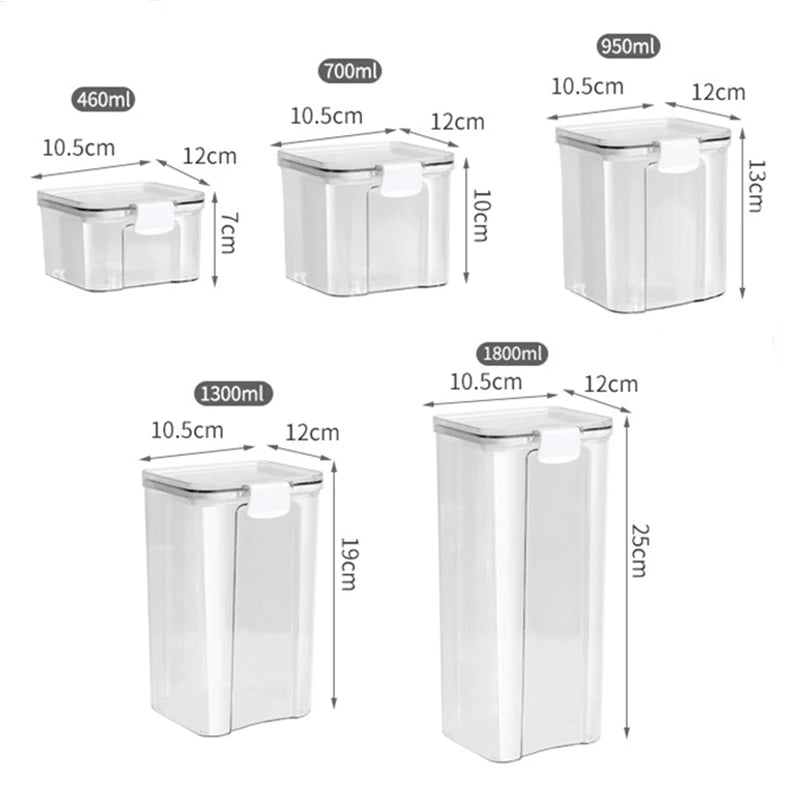 Food storage organizer jar